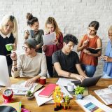 Colleagues Corporate Meeting Conference Team Concept