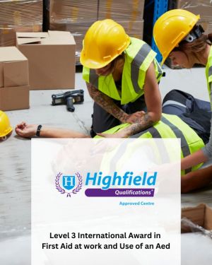 Level 3 International Award in First Aid at work and Use of an Aed