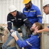 Working in a large industrial facility with heavy materials and machinery. Safety considerations are therefore of the utmost significance. Extreme vigilance must be exercised in this situation