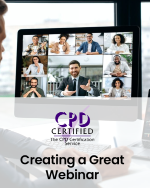 Creating a Great Webinar (Classroom Training)